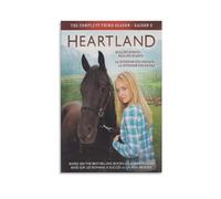 LITTPU Heartland Poster stampa artistica da parete con cavalli curativi, decorazione equestre, regalo per amanti degli animali, rustico, arte rustica, vita di campagna, citazione ispiratrice, regalo