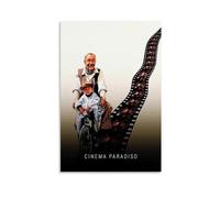 LITTPU Poster artistico cinematografico cinematografico vintage, decorazione per la casa, stile nostalgico, scena di ciclismo, illustrazione, opera d'arte classica del cinema, regalo per gli amanti