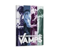 LITTPU Poster artistico da parete con stampa della band musicale The Vamps, decorazione per la casa per i fan, idea regalo unica, estetica moderna ed elegante, decorazione per la stanza, decorazione