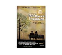 LITTPU Poster cinematografico 500 Days of Summer con stampa artistica da parete in stile vintage, romantico, opera d'arte moderna per la casa, regalo unico per gli amanti del cinema, 20,3 x 30,5 cm