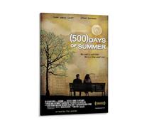 LITTPU Poster cinematografico 500 Days of Summer con stampa artistica da parete in stile vintage romantico, opera d'arte moderna per la casa, regalo unico per gli amanti del cinema, decorazione