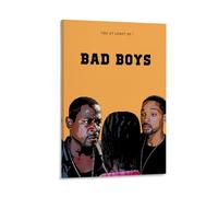 LITTPU Poster con stampa artistica da parete del film Bad Boys per la casa, regalo unico per i fan, opera d'arte moderna ispirata al film, stampa in stile vintage, regalo per soggiorno o ufficio, 40,6