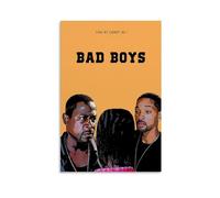 LITTPU Poster con stampa artistica da parete del film Bad Boys per la casa, regalo unico per i fan, opera d'arte moderna ispirata al film, stampa in stile vintage, regalo per soggiorno o ufficio, 30,5