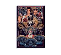 LITTPU Poster con stampa artistica di film d'azione, decorazione da parete vintage fantasy, illustrazione retrò per la casa, idea regalo unica, opera d'arte cinematografica, da collezione, per amanti