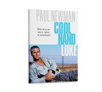 LITTPU Poster con stampa artistica di Paul Newman con mano di Luke, decorazione da parete vintage cinematografica, decorazione per la casa, stile classico, regalo unico per gli amanti del cinema, 61 x