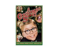 LITTPU Poster con stampa di una storia di Natale, decorazione da parete vintage, decorazione per la casa festiva, opera d'arte per la famiglia, allegria natalizia nostalgica, idea regalo, 50,8 x 76,2