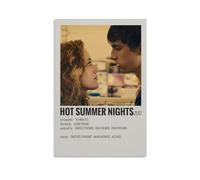 LITTPU Poster del film "Hot Summer Nights", Timothée Chalamet, stampa artistica da parete vintage 2017, dramma romantico, decorazione unica per la casa, regalo per gli amanti del cinema, 20,3 x 30,5