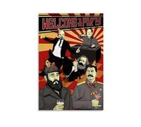 LITTPU Poster vintage con scritta "Welcome to the Party" stampa artistica politica retrò decorazione da parete Lenin Stalin Mao Marx, regalo unico per la casa e la cucina, regalo per gli amanti della