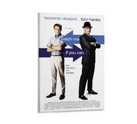 LITTPU Stampa artistica da parete del film "Catch Me If You Can", Leonardo DiCaprio Tom Hanks, decorazione elegante per la casa, idea regalo unica per gli amanti del cinema, 30,5 x 45,7 cm, con