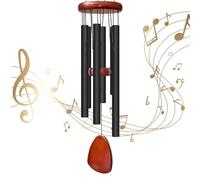 Litu Campanelli a vento da 71,1 cm per esterni. Carillon a vento con 6 tubi in alluminio decorazione per cortile. Campanelli a vento all'aperto creano un'atmosfera piacevole e regalano alla mamma