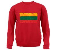 Lituania Bandiera - Bambini Felpa/Maglione - Vilnius Europa Paese Viaggio Trakai