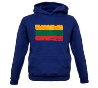 Lituania Bandiera - Bambini Felpa/Maglione - Vilnius Europa Paese Viaggio Trakai