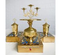 Litya Vassoi Cristianesimo Ortodosso Vassoio Liturgico per Cerimonie in Chies...