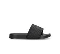 LIU JO 4A630-1EX345-22222 GOLDIE-01-SLIPPER-MONOGRAM-BLACK Ciabatte Donna PE26