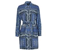 Liu Jo Abito corto ABITO CAMICIA DEN.BLUE PRINTS WASH in Blu IT 42