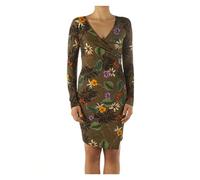 Liu Jo - Abito Floreale Incrociato Liu Jo - - Dresses - Donna - Verde - S