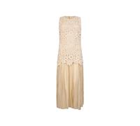 Liu Jo - Abito lungo in macramè - - Dresses - Donna - Beige - M