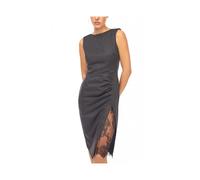 Liu Jo - Abito Midi a Righe Sottili - - Dresses - Donna - Grigio - L