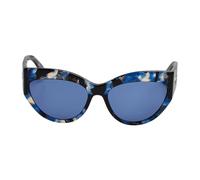 Liu Jo Occhiali da sole LJ787S 019 Donna Acetato Nero/Blu Cat Eye 55