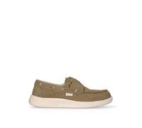 Liu Jo Man Riva 01 - Vela In Suede Verde - Taglia 45 Scarpe Uomo Scarpe Da Barca
