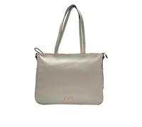 Liu Jo Arezu Borsa Shopper L, Cream, Similpelle, 45 x 30 x 13 cm, Tracolla Amovibile e Regolabile, Doppio Manico, Chiusura con Cerniera