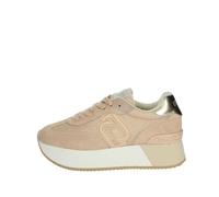 LIU JO BA4081 Dreamy 02 Papaya-Light Sneakers Sportive per Donna in Nabuk e Tessuto con Zeppa Alta (Papaya/Light, 38)