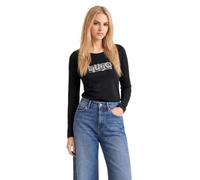 Liu jo Basic T-Shirt TF6248 JS003 T-Shirt Maniche Lunghe, Nero