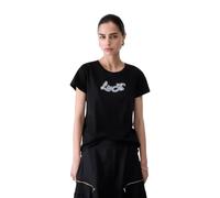 Liu jo Basic T-Shirt TF6283 JS923 T-Shirt Maniche Corte, Nero