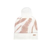 Liu Jo Berretto Misto Lana con PON-PON TF4291 (IT, Testo, Taglia Unica, White/Light Rose)