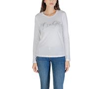 Liu Jo Bicolor Cotton Long Sleeve T-Shirt - IT42|M