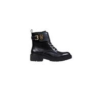 Liu Jo Black Artificial Leather Lace-Up Boots - EU37/US7
