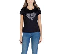 Liu Jo Black Cotton T-Shirt - IT44|L