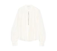 Liu Jo, ,Blouses & Shirts ,Donna ,Bianco ,M Blusa con ricamo gioiello