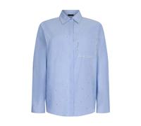 Liu Jo, ,Blouses & Shirts ,Donna ,Blu ,L Camicia con Strass