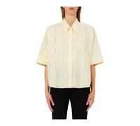 Liu Jo, ,Blouses & Shirts ,Donna ,Giallo ,M Camicia con applicazioni gioiello