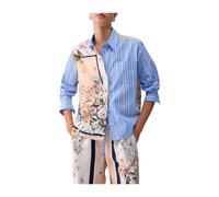 Liu Jo, ,Blouses & Shirts ,Donna ,Multicolore ,L Camicia in Twill Stampato e Popeline