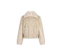 Liu Jo - Bomber Beige con Colletto Oversize - - Jackets - Donna - Beige - L