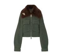 Liu Jo - Bomber Maglia Zip - - Jackets - Donna - Verde - S