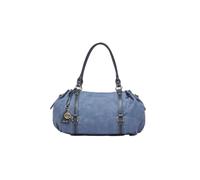Liu Jo Borsa a Mano Ginesa L, Blu, 100% Similpelle, 45x23x14 cm, Tracolla Regolabile, Chiusura a Bottone Magnetico
