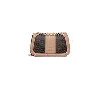 Liu Jo Borsa a Spalla Ematite M con Logo Monogram, Testa di Moro, 26x15x8 cm, Tracolla Scorrevole con Catena