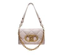 LIU JO Borsa a tracolla comoda, versatile e capiente, dal tessuto trapuntato matelassé, con chiusura con patta calamita. Presenta tasche interne di cui una con zip. Dispone di due tracolle, una a cate