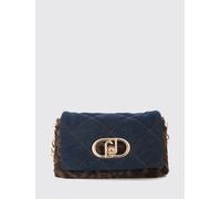 LIU JO Borsa a tracolla Lapuffy in denim trapuntato con tracolla a catena OS Denim