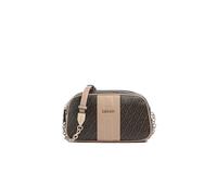 Liu Jo Borsa a Tracolla Linea Ematite, Testa di Moro, 24x14x7.5 cm, 100% Poliestere, con Cerniera e Tracolla Regolabile