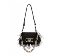 LIU-JO BORSA DONNA LIU JO CROSSBODY BAG ECS CON PIUME LA PUFFY NERO AA5269 125