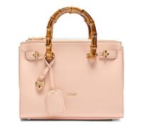 LIU-JO BORSA DONNA LIU JO SATCHEL BAG CON TRACOLLA E MANICI EFFETTO BAMBOO ROSA