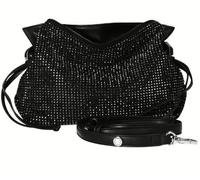 Liu Jo Borsa donna Riccy Hobo S nero Dimensioni borsa: PICCOLA