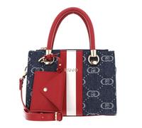 LIU JO Borsa Manhattan Satchel S blu denim BS25LJ121 AA5163 D3200