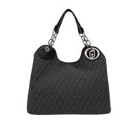 Liu Jo - Borsa Tote Media con Stampa Monogram - - Bags - Donna - Nero - ONE SIZE