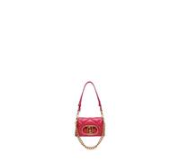 LIU JO Borsa a tracolla comoda, versatile dal tessuto trapuntato matelassé, con chiusura con patta calamita. Presenta tasche interne di cui una con zip. Dispone di due tracolle, una a catena color oro