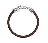 Liu jo Brown leather Bracciale da uomo MLJ672